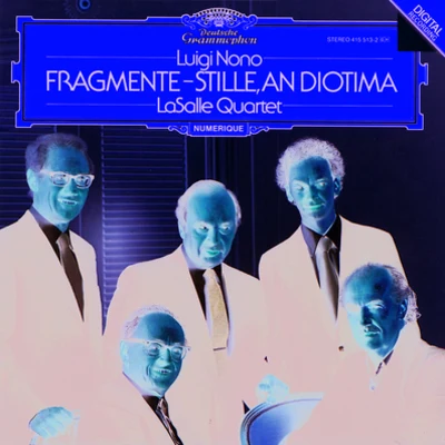 LaSalle QuartetFragments - Stillness, For Diotima - for string quartet