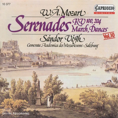 Sandor Vegh/Cologne Gürzenich Orchestra/Petersen Quartet/Hans-Jakob Eschenburg/Salzburg Mozarteum Orchestra/Till Alexander Korber/Hamburg State Philharmonic Orchestra/Gernot Süssmuth/James Conlon/Gerd AlbrechtMOZART, W.A.: Serenades, K. 100 and 204ContredansesMarches (Camerata Salzburg, Vegh)