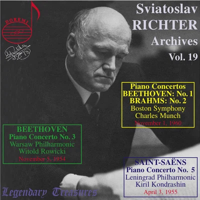 Witold RowickiRichter Archives, Vol. 19: 1960 Boston Symphony Debut (Live)