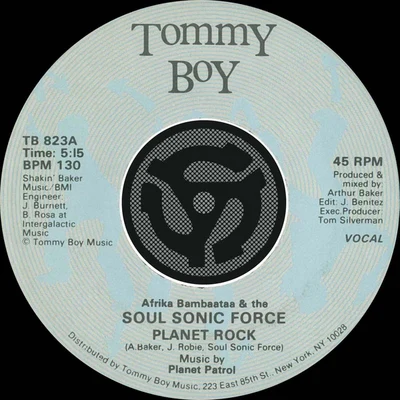 The Soul Sonic ForceAfrika BambaataaPlanet RockPlanet Rock (Instrumental) [Digital 45]