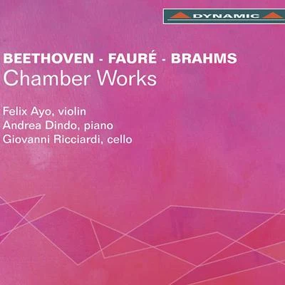 Felix AyoBEETHOVEN, L. van: Violin Sonata No. 5, "Spring"FAURE, G.: ElegieBRAHMS, J.: Piano Trio No. 2 (Ayo, Dindo, Ricciardi, Dindo)