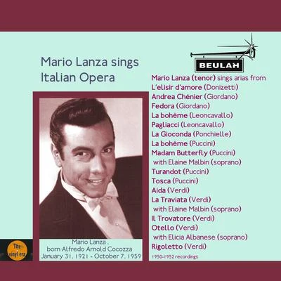 Mario LanzaMario Lanza Sings Italian Opera