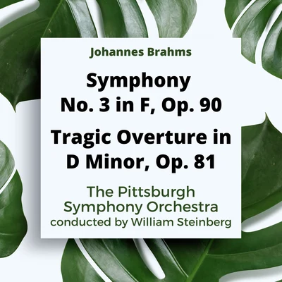 The Pittsburgh Symphony OrchestraPyotr Ilyich TchaikovskyWilliam SteinbergJohannes Brahms: Symphony No. 3 In F, Op. 90Tragic Overture In D Minor, Op. 81