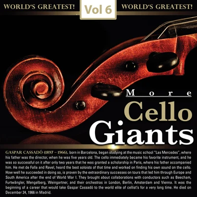 Jonel Perlea/John Macurdy/Lorin Maazel/Kenneth Riegel/Beverly Sills/Igor Stravinsky/Lucia Popp/Plácido Domingo/Ruggero Raimondi/National Philharmonic OrchestraMore Cello Giants, Vol. 6