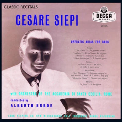 Cesare Siepi/Orchestra Sinfonica di Torino della Rai/Arturo BasileCesare Siepi: Operatic Arias for Bass