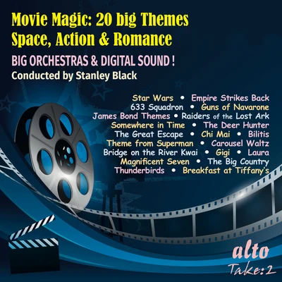 Stanley BlackFilm Music - BERNSTEIN, E.MANCINI, H.MORRICONE, E.RODGERS, R.WILLIAMS, J. (Movie Magic: 20 Big Themes Space, Action and Romance) (Black)