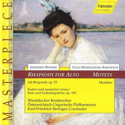 Lioba BraunBrahms: Rhapsody for Alto - Mendelssohn: Motets