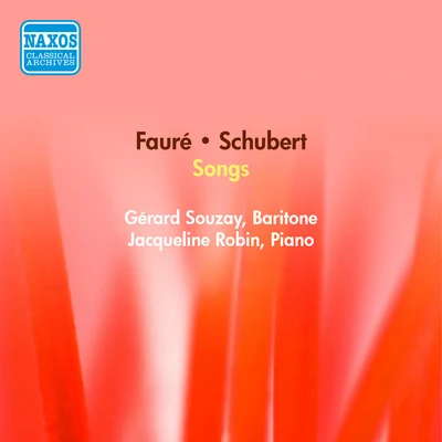 Gérard SouzayVocal Recital: Souzay, Gerard - SCHUBERT, F.FAURE (1950)