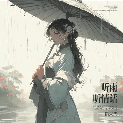 指尖笑听雨听情话