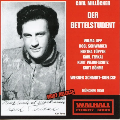 Werner Schmidt-BoelckeMILLÖCKER, C.: Bettelstudent (Der) [Operetta] (Lipp, Schwaiger, Töpper, Terkal, Wehofschitz, Böhme, Schmidt-Boelcke) (1956)