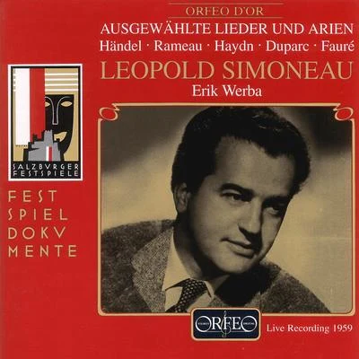 Leopold SimoneauWiener SymphonikerBernhard PaumgartnerAusgewählte Lieder und Arien (Live)