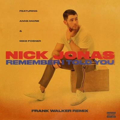 Nick JonasRemember I Told You (Frank Walker Remix)