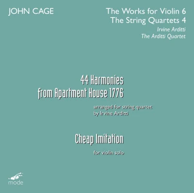 Arditti QuartetCage: The Works for Violin, Vol. 6 & The String Quartets, Vol. 4