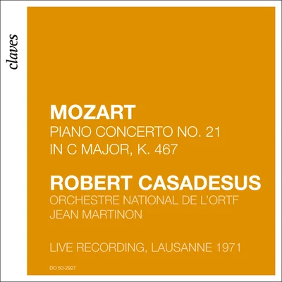 Orchestre National de lORTFMozart: Piano Concerto No. 21 in C Major, K. 467 (Live recording, Lausanne 1971)