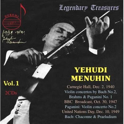 New Friends of Music OrchestraYehudi Menuhin, Vol. 1: 1940 Carnegie Hall Concert (Live)