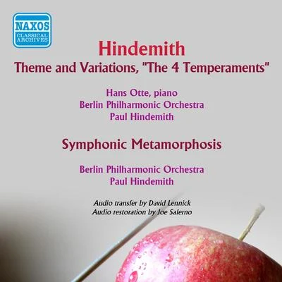 Matthias HoefsStephan KieferPaul HindemithHINDEMITH, P.: Theme and Variations, "The 4 Temperaments"Symphonic Metamorphosis (Berlin Philharmonic, Hindemith) (1955)