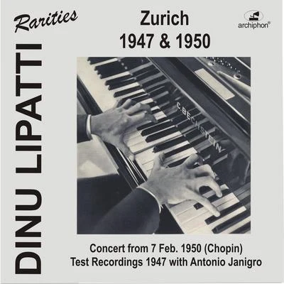 Dinu LipattiCHOPIN, F.: Piano Concerto No. 1Etudes Nos. 5 and 17BEETHOVEN, L. van: Cello Sonata No. 3 (Lipatti, Janigro, Ackermann) (1947, 1950)