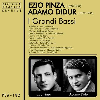 Ezio PinzaI Grandi Bassi