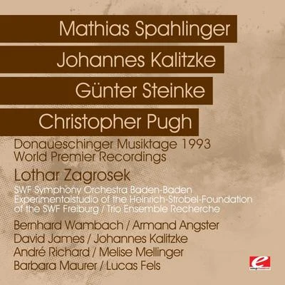 Lothar Zagrosek/Argo Band/London Sinfonietta/Michael Torke/Catherine BottDonaueschinger Musiktage 1993 - World Premier Recordings (Digitally Remastered)