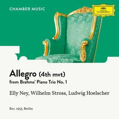 Elly NeyBrahms: Piano Trio No. 1 In B, Op. 8: IV. Allegro