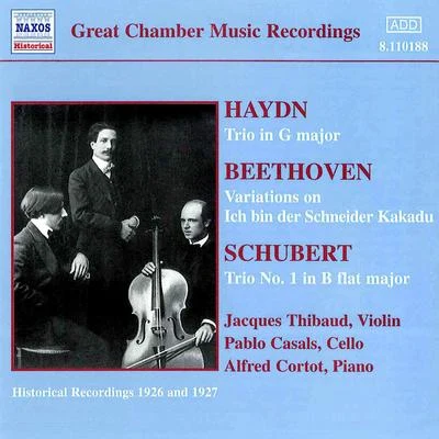 Claude Achille DebussyJacques ThibaudHAYDNBEETHOVENSCHUBERT: Piano Trios (ThibaudCortotCasals) (1926-1927)