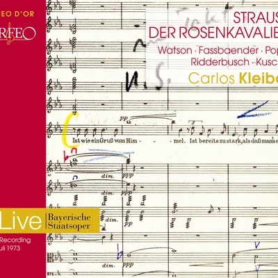 Carlos KleiberSTRAUSS, R.: Rosenkavalier (Der) [Opera] (C. Watson, Ridderbusch, Fassbaender, Bavarian State Opera Chorus, Bavarian State Orchestra, C. Kleiber)