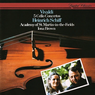 Heinrich Schiff/Yehudi Menuhin/Elisabeth Leonskaja/Maurice Gendron/Academy of St. Martin in the Fields/English Chamber Orchestra/Sir Neville Marriner/György Sebők/János Starker/James JuddVivaldi: 5 Cello Concertos