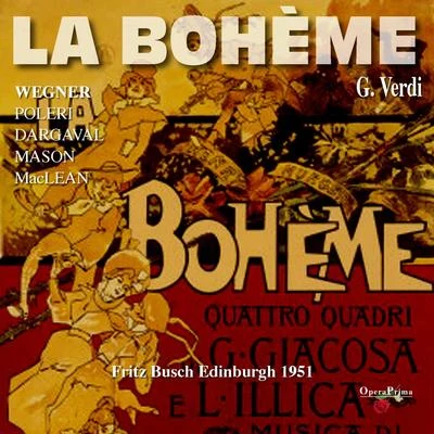 Vittorio GuiPuccini: La bohème (Edinburgh 1951)