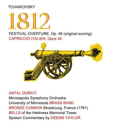 Minneapolis Symphony Orchestra/Antal DorátiTchaikovsky: 1812 Festival Overture - Capriccio Italien Op. 45