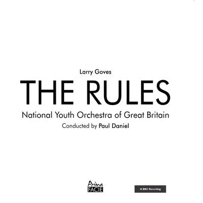 National Youth Orchestra Of Great BritainThe Rules (A BBC Recording)