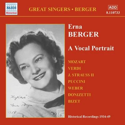 Erna BergerBERGER, Erna:A Vocal Portrait (1934-1949)