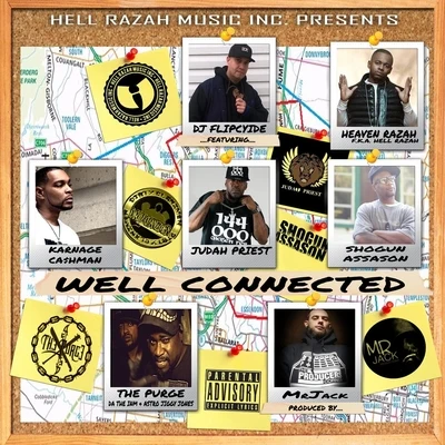 MANZU BEATZ/Dj FlipcyideWell Connected (feat. Karnage Ca$hman, Judah Priest, Shogun Assason, The Purge & Heaven Razah)