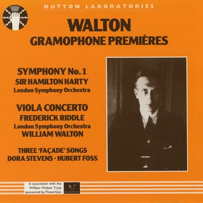 William WaltonWalton Gramophone Premieres