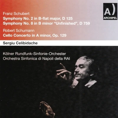 Sergiù Celibidache/David Oistrakh/The Pittsburgh Symphony Orchestra/THE LONDON PHILHARMONIC ORCHESTRA/Nathan Milstein/The Royal Tuscany Orchestra/Vladimir Yampolski/The Philadelphia Orchestra/Karl Brazda/Pyotr Ilyich TchaikovskyFranz Schubert : Symphony No. 2, D 125, Symphony No. 8, D 759 - Robert Schumann : Cello Concerto, Op 129