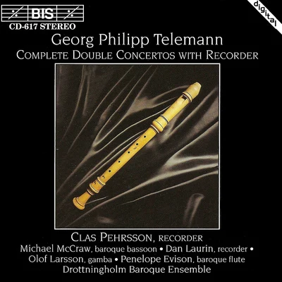 Drottningholm Baroque EnsembleTELEMANN: Complete Double Concertos with Recorder