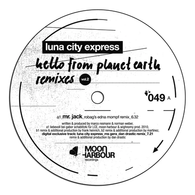 Luna City ExpressHello From Planet Earth Remixes Vol.2