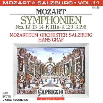 The Salzburg Mozateum Orchestra/Hans GrafMOZART, W.A.: Symphonies, Vol. 11 (Salzburg Mozarteum Orchestra, Graf) - Nos. 12, 13, 14, K. 111, K. 120, K. 121 and K. 196