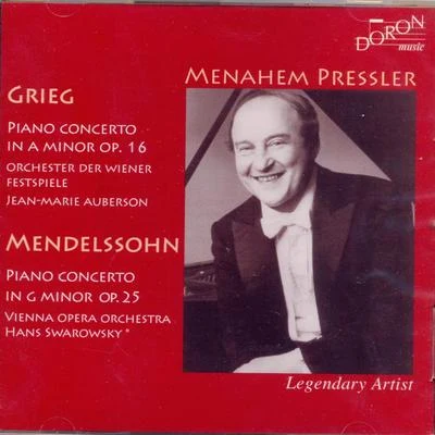 Vienna Opera OrchestraMenahem Pressler: Grieg & Mendelssohn