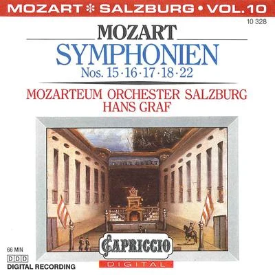 Hans GrafMOZART, W.A.: Symphonies, Vol. 10 (Salzburg Mozarteum Orchestra, Graf) - Nos. 15, 16, 17, 18, 22