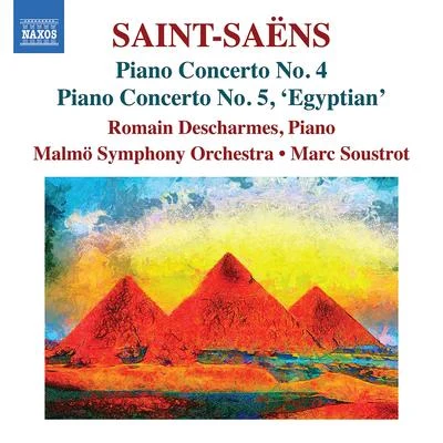 François Salque/Pierre Fouchenneret/Romain DescharmesSAINT-SAËNS, C.: Piano Concertos, Vol. 3 - Nos. 4 and 5 (Descharmes, Malmö Symphony, Soustrot)