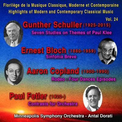 Günther Schüller/John Lewis/George Russell/Charles Mingus/J.J. Johnson/Jimmy GiuffreGunther Schuller, Ernest Bloch, Aaron Copland, Paul Fetler - Florilège de la Musique Classique, Moderne et Contemporaine - Hihlights of Modern and Con