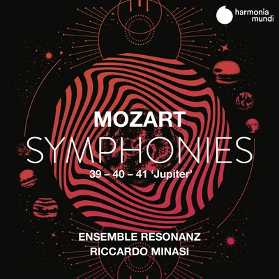 Ensemble ResonanzMax AndrzejewskiCharly HübnerKalle KalimaCarlos BicaMax AndrzejwskiMozart: Symphonies Nos. 39, 40 & 41 "Jupiter"