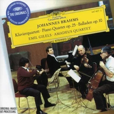 Gabriel Schwabe/布拉姆斯Brahms Piano Quartet Op 25 & Ballades Op.10