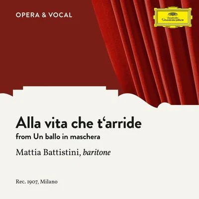 Sigrid Onégin/Unknown OrchestraVerdi: Un ballo in maschera: Alla vita che tarride