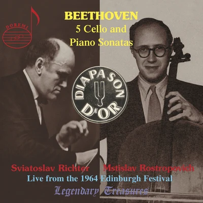 Mstislav Rostropovich/Melos QuartetBeethoven: 5 Cello Sonatas Live (Edinburgh Festival, 1964)