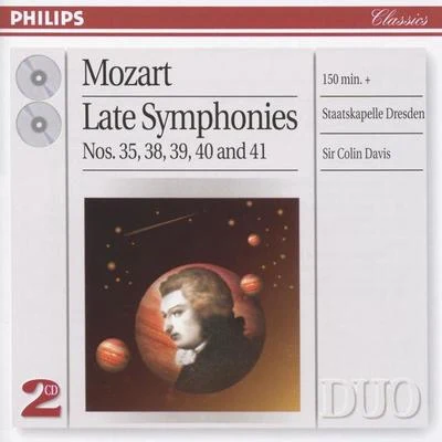 Staatskapelle DresdenMozart: Symphonies Nos.35, 38, 39, 40 & 41