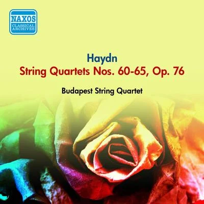 Jean Hubeau/New Music String Quartet/Budapest String QuartetHAYDN, J.: String Quartets Nos. 60-65, Op. 76 (Budapest String Quartet) (1954)