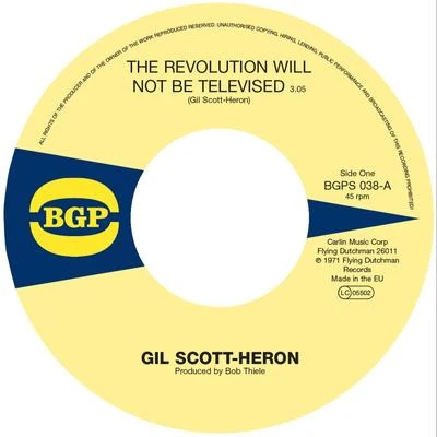 Gil Scott-HeronThe Revolution Will Not Be TelevisedHome Is Where the Hatred Is