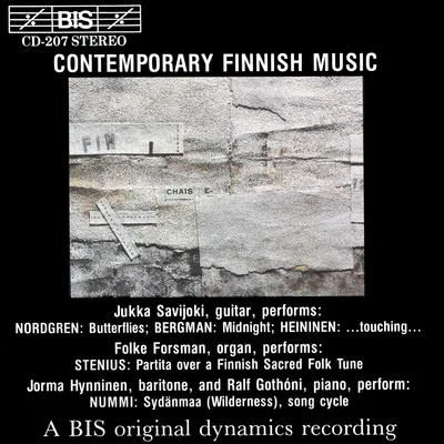 Jorma HynninenCONTEMPORARY FINNISH MUSIC