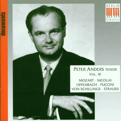 Staatskapelle Berlin/Evelyn Lear/Heinz Fricke/Thomas StewartVocal Recital: Anders, Peter, Vol. 3